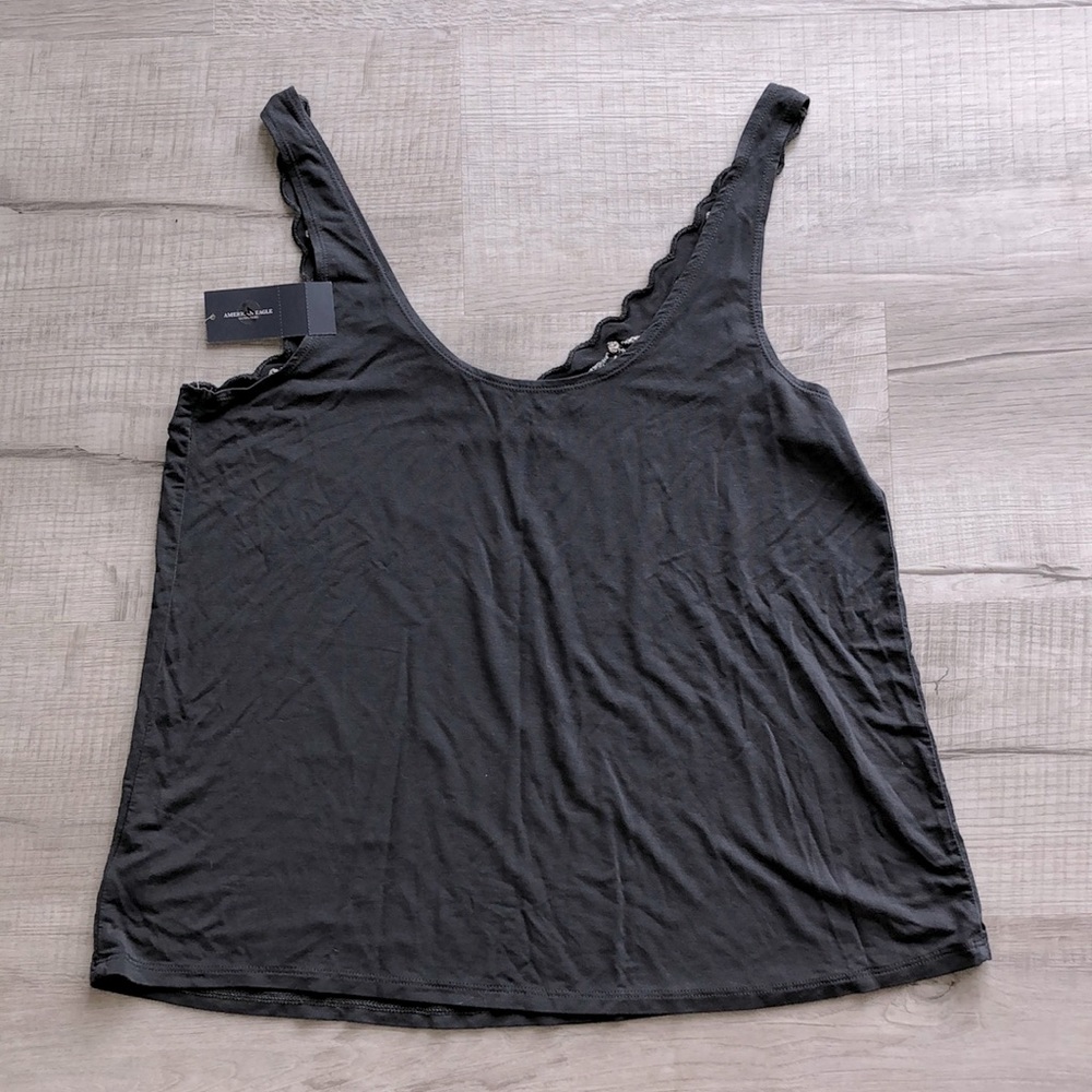 American Eagle Embroidered Tank Top - Picture 2 of 4